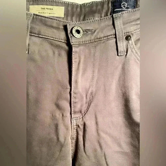 AG prima cigarette leg casual trendy fitted stretch 5 pocket dark  grey jean 27 - Picture 4 of 4
